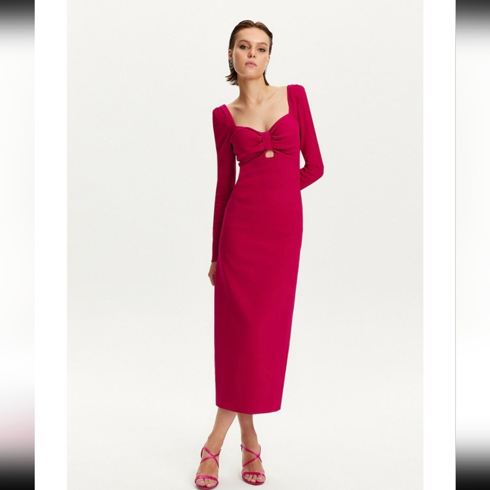 Elegant Pink Maxi Dress